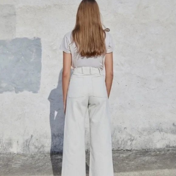 ESBY FINCH PANT NATURAL CANVAS - Picture 2 of 5